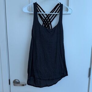 lululemon athletica Black Strappy Tank Top